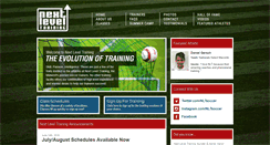 Desktop Screenshot of next-leveltraining.com